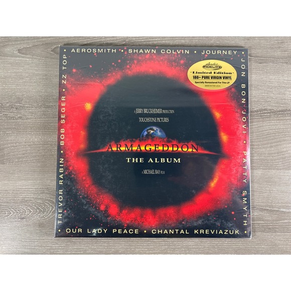 Armageddon The Album- 2LP Red Vinyl Soundtrack- Limited Edition #0745- NEW